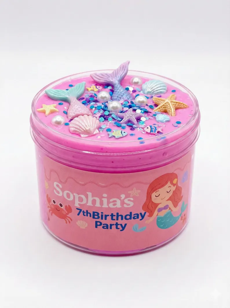 Custom Slime Party Favors – Personalized Slime Jars - Image 12