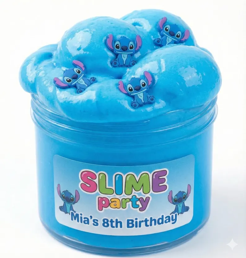 Custom Slime Party Favors – Personalized Slime Jars - Image 4
